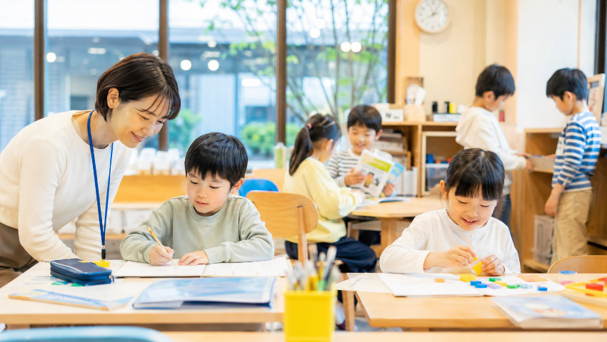 学童の様子