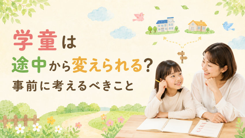 学童は途中から変えられる?事前に考えるべきこと